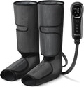 Nekteck Leg Compression Massager for Circulation and Relaxation FSA Eligible Foot and Calf Massage Machine 2 Modes 3 Intensities with Hand-held Controller for Pain Relief HSA Adjustable Leg Wraps