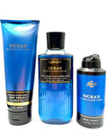 Ocean Gift Set – Shower Gel Body Spray &amp Body Cream (Men’s Collection)