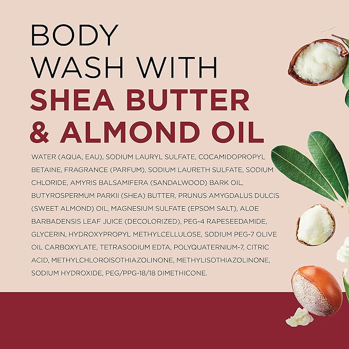 Dr Teal's Body Wash with Pure Epsom Salt with Shea Butter &amp Almond Oil 24 fl oz (Pack of 4)