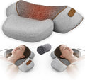 3-in-1 Neck Massager Pillow with Heat &amp Traction - Deep Tissue Relief &amp Hump Support for Neck and Shoulder Relaxation