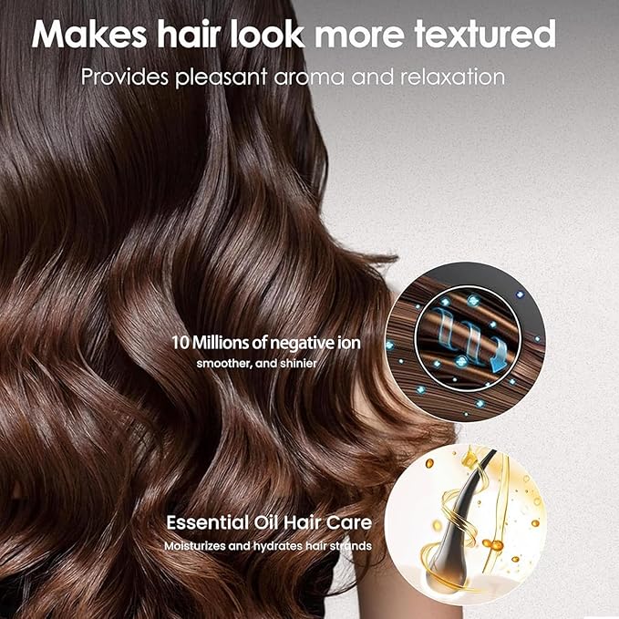 Automatic Rotating Curling Iron1.1 Inch Curling Wand with 3 Temp Ionic Hair Waver with Anti-Scald Design Dual Voltage Hair Curler Ceramic Coating for Long-Lasting Waves