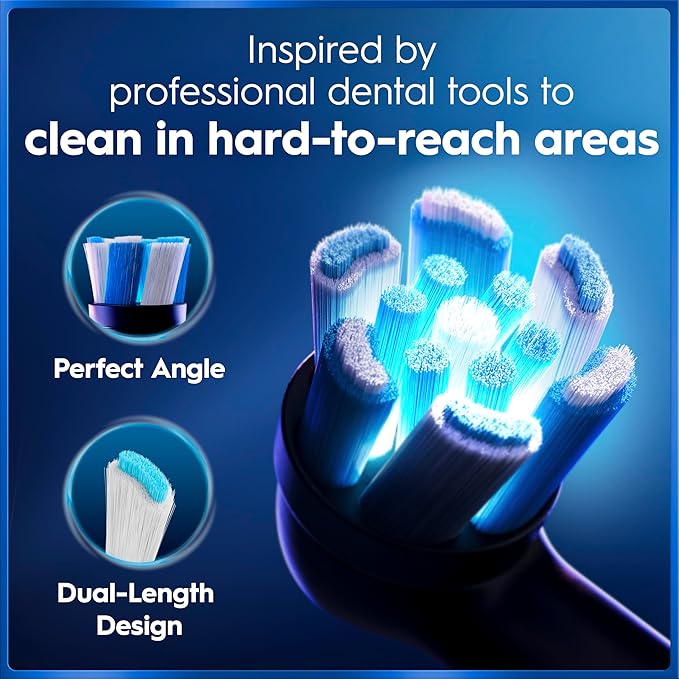 Oral-B Rechargeable Electric Toothbrush iO5 Customizable Clean 5 Cleaning Modes Visual Pressure Sensor to Protect Gums Travel Case Black