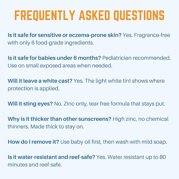 Waxhead Baby Sunscreen SPF 35 25% Non-Nano Zinc Oxide Mineral Sunscreen for Babies Infants &amp Toddlers Kids Sunblock Face and Body Lotion Tear-Free Reef-Safe (4 oz)