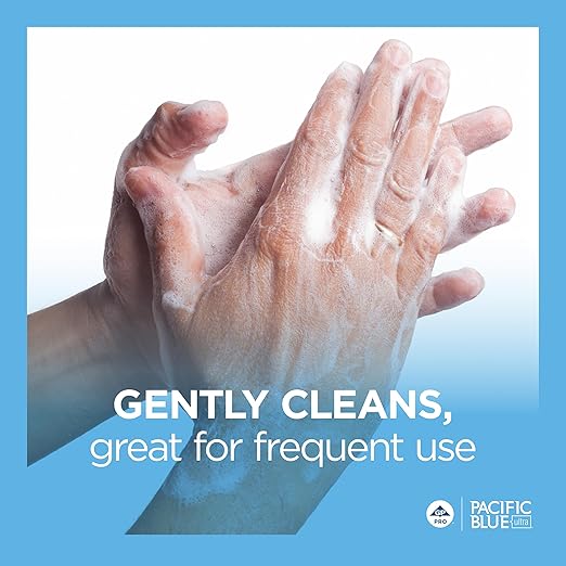 Georgia-Pacific Pacific Blue Ultra Manual Gentle Foam Hand Soap Refills by GP PRO Pacific Citrus437151200 mL Per Bottle4 Bottles Per Case