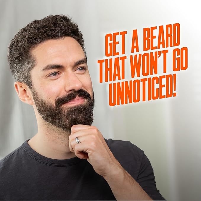 Wild Willies Beard Straightener for Men - 3 Temperature Settings Tourmaline Ceramic Heated Beard Brush &amp Hot Comb - Portable Ionic Technology Coarse &amp Curly Hair 400F - Grooming Tool
