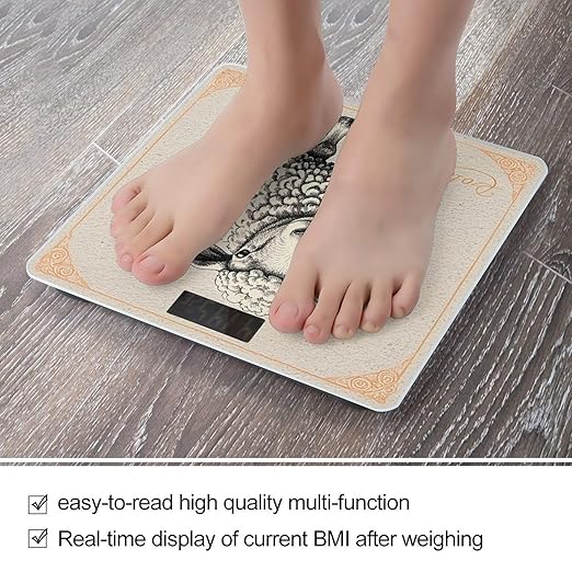 Hand Drawn Sheep Scale for Body Weight Smart Scales Digital Bathroom Scale High Precision Weighing Scales with Large Display Weighing Machine for People