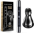 Blade &amp Stone™ NS502-DN Nose &amp Ear Trimmer 2.0 | Graphene-X™ Blade | High-Velocity Low-Noise Motor | Patented Rotary Blade Design | Skin-Friendly Tug-Free Performance Detachable Head - Dark