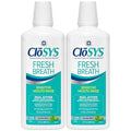 CloSYS Mouthwash 32 Ounce 2 Count Fresh Breath Mouthwash Gentle Mint Alcohol Free Dye Free pH Balanced Mouth Wash Helps Soothe Entire Mouth Fights Bad Breath