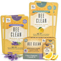 4-Pack Combo Hand Sanitizer Spray - 2 Lavender + 2 Citrus Peppermint Travel Size Mist Spray with Organic Ethyl Alcohol Beeswax - Moisturizing with Essential Oils Non-Toxic Made in USA
