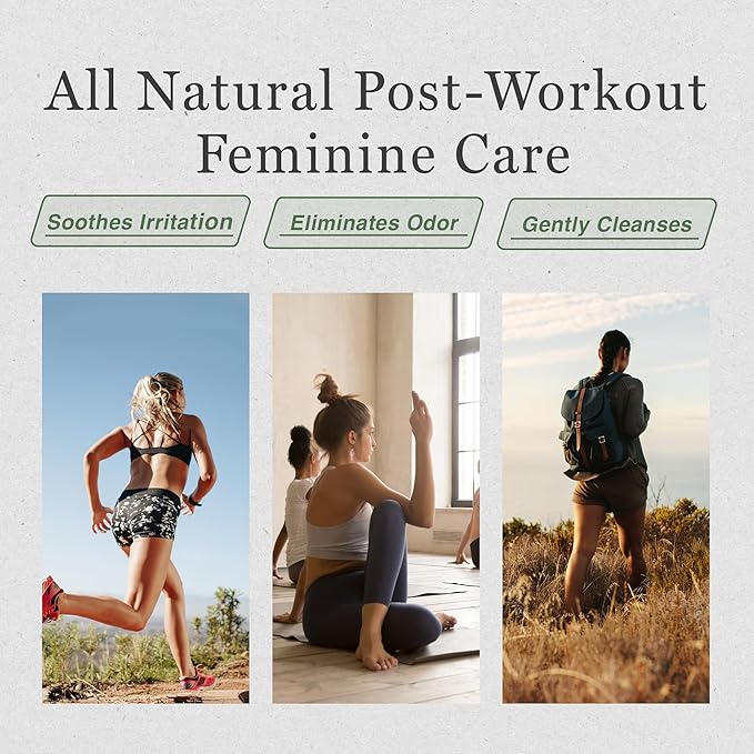 Feminine Care – All-Natural Soapberry Foaming Wash &amp Mist Sets pH-Balanced and Hypoallergenic Fragrance &amp Paraben-Free Odor Control Soothes Itchy Dry Sensitive Skin Pregnancy-Safe