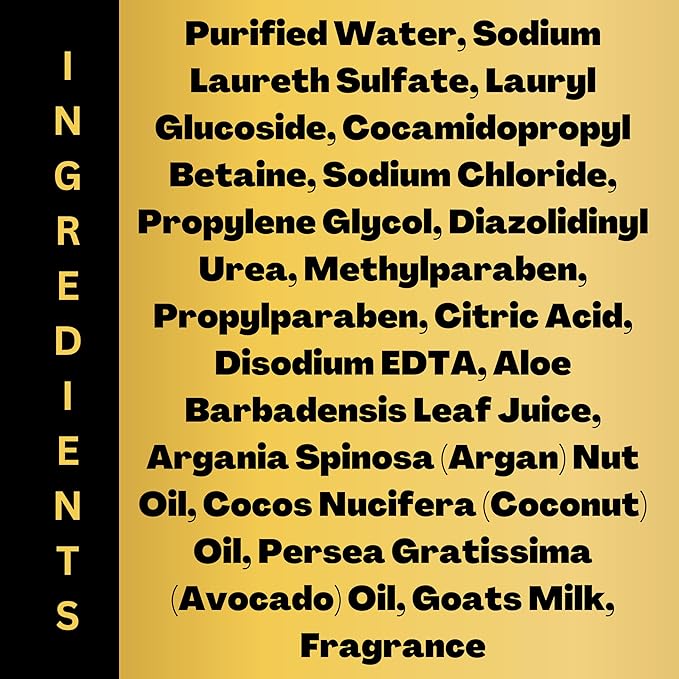 Golden Goat Farms Bergamot Fig &amp Walnut Scented Body Wash with Goat Milk 16 Oz (2 Pack)