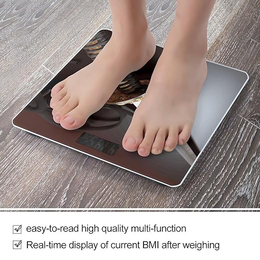 Japan Samurai SwordScale for Body Weight with LCD High Precision Weighing Scales Fashion Sturdy Tempered Glass Weight Scales Easy-to-Read Digital Bathroom Scale for Daily 400lb