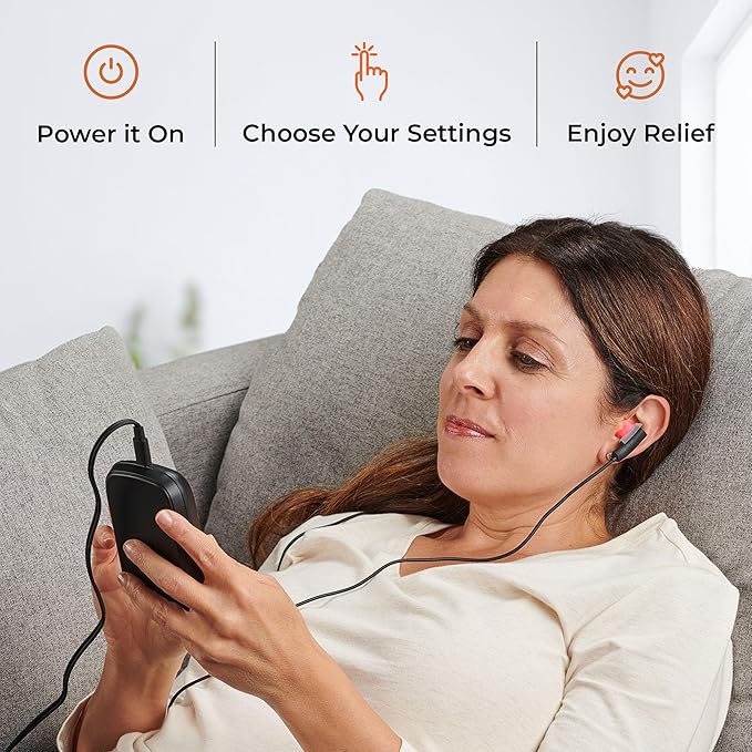 Lifepro Red Light Therapy Device for Nose &amp Ears Rechargeable Near Infrared Nasal Therapy for Sinus and Ear Pain Relief Effective Red Light Solution for Sinuses Compact and Portable Therapy Too