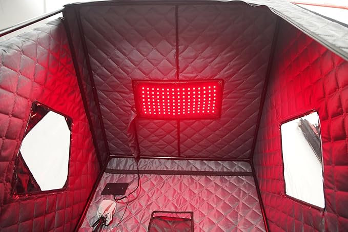Infrared Red Light Therapy Panel Lamp for Sauna Tent 660nm LED Red Lights Therapy Panel for Face and Body