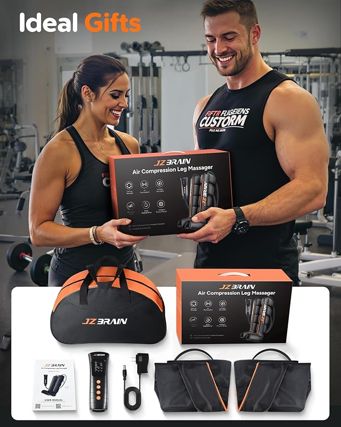 Sequential Air Compression Recovery System : Professional Full Leg Compression Boots for Circulation and Pain Relief - Sequential Device for Muscle Relaxation