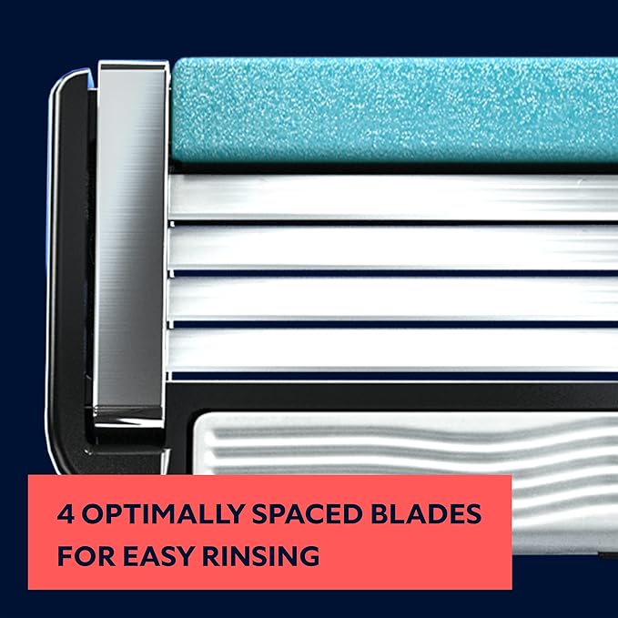 Dollar Shave Club 4-Blade Razor Refill Cartridges 8 Count and Shave Cream 2-Pack with Aloe and Oils