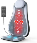 Shiatsu Back Massager with Heat &amp Cooling Kneading Rolling Vibration Chair Massager for Deep Tissue Pain Relief Massage Chair Pad for Home &amp Office