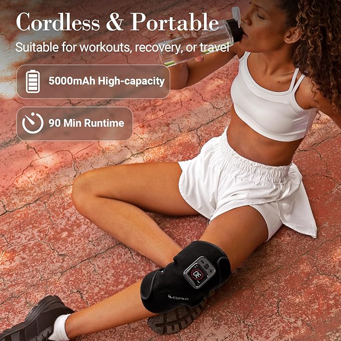 Cordless Neck Massager Red Light Knee Massager