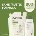 Aveeno Daily Moisturizing Body Wash Soothing Oat Refill 36 Fl. Oz with Aveeno Daily Moisturizing Body Wash for Dry Skin