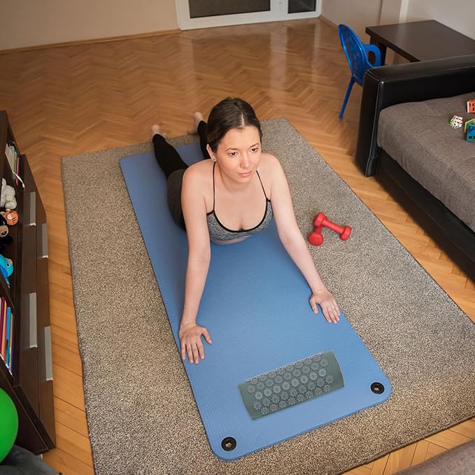 Acupoint Massage Mat Shiatsu Massage Pillow Set with Carry Bag for Back and Body Relaxation Therapy