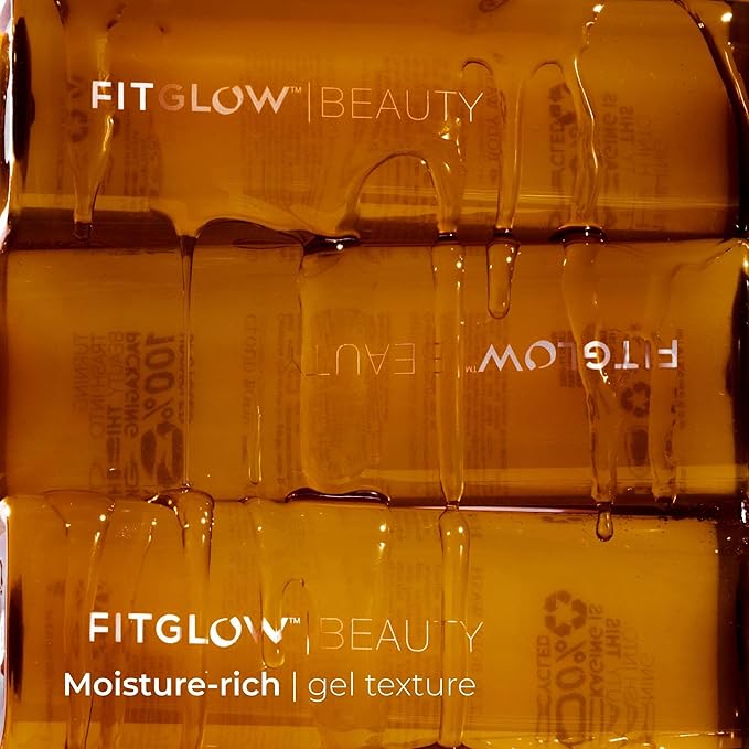 FITGLOW Beauty Cloud Body Wash | Barrier-Protecting Hydrating Gel Cleanser with Ceramides + Cloudberry | Multi-Use for Body Face &amp Hair | Gentle Non-Stripping | 500ml / 16oz