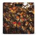 Monarch Butterflies Bathroom Scale Automatic Power On/Off Body Scales LCD Backlight Display Square Digital Scale Rounded Corners Bathroom Scales for Home Bedrooms