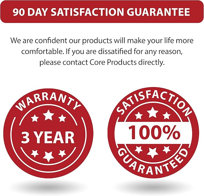 Core Products Jeanie Rub Variable Speed Massager Deep Tissue Back Massager for Pain Relief Body Massager for Shoulder Massage Lumbar Neck Lower Back &amp Cellulite Massage