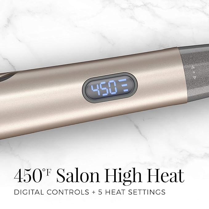 Remington Pro 1 Multi-Styler with Twist &amp Curl Technology Straightener and Curling Iron in one tool Color Care Protection Champagne