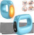 Deep Tissue Percussion Muscle Massage Gun: with Heat Adjustable Intensity and Speed Super Quiet USB-C Rechargeable Portable Pain Relief for Athletes and Everyone Ideal Gift（Blue）