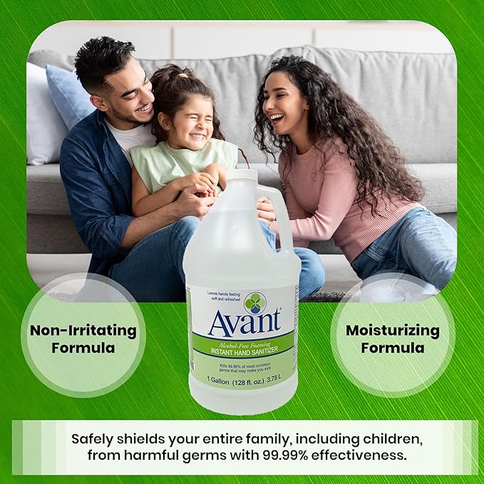 Avant® Alcohol-Free Foaming Hand Sanitizer 1 Gallon refill