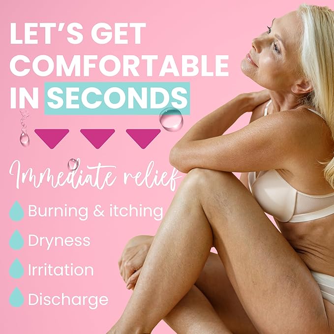Hydro GYN Vaginal Moisturizer | Long Lasting for Vaginal Dryness &amp Irritation | Hyaluronic Acid &amp Vitamin E | Feminine Care Hormone Free | Pre and Post Menopausal I 10 Pre Filled Applicators