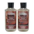 Bath &amp Body Works Shower Gel Gift Set 10oz Each Pack of 2 (Smooth Amber)