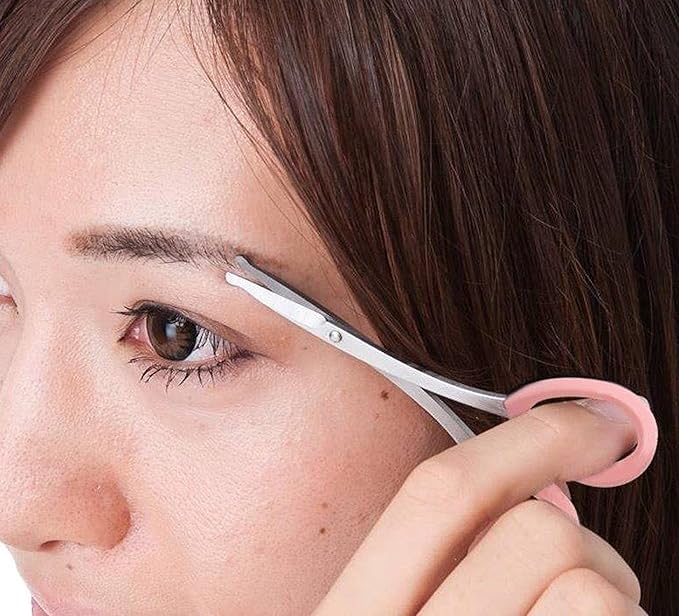 Kinugawa Company W-25 Scissors Women's Nose Hair Unwanted Hair Eyebrows Small Sharpness Made in Japan Round Blade Edge Safety