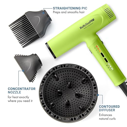 Nano Titanium Professional Nano Light Ionic Dual-Voltage Lightweight Hair Dryer Portable Travel Professional Styling Tool with Diffuser Blow Dryer Set for All Hair Types