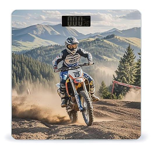 Motocross Scale for Body Weight Smart Scales Digital Bathroom Scale High Precision Weighing Scales with Large Display Weighing Machine for People