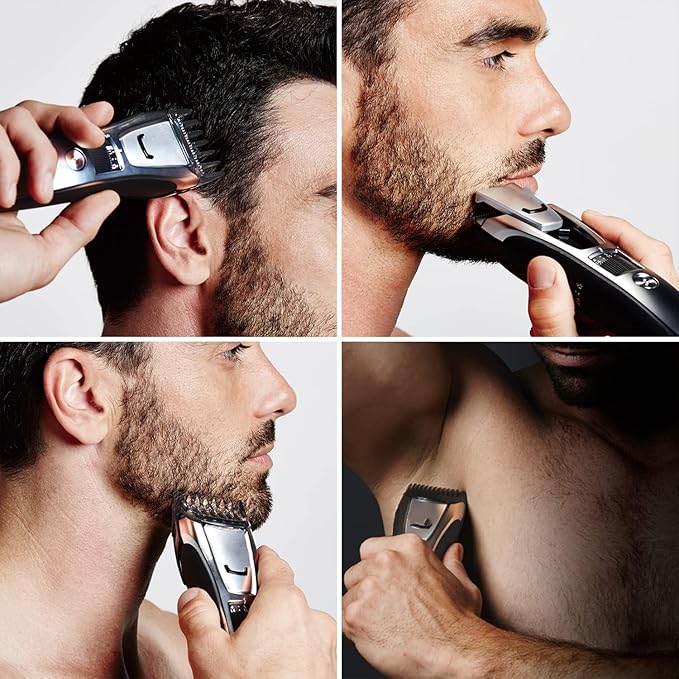 Replace 1-10mm 11-20mm 1.5mm Comb for Panasonic ER-GB80-S Multi-Groomer Men’s Trimmer for Beard/Hair/Body Comb 39 Trim Length Settings with 3 Attachments Corded/Cordless Operation ER-GB80-S(3pcs)