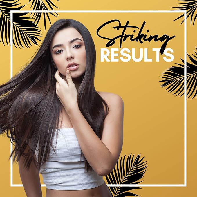 Paul Brown Hawaii Pro Nano Titanium Hair Straightener for Thin to Thick Hair Premium Titanium Plate Flat Iron Creates Silky Smooth Hair Finish Home and Professional Salon