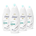 Dove Sulfate Free and Hypoallergenic Sensitive Skin Body Wash 22 Fl Oz (Pack of 4)