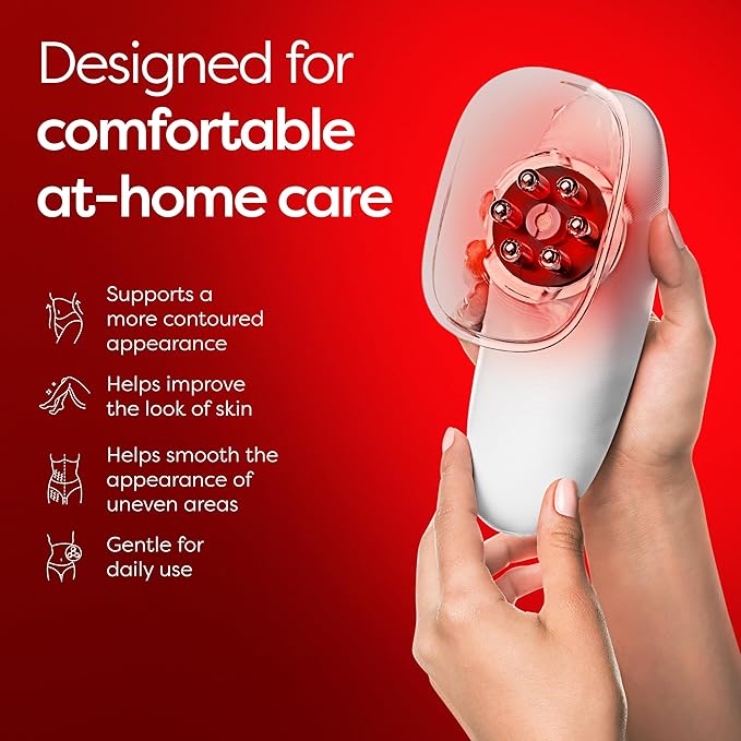 Device - Handheld Body Massager for Stomach Waist Thighs &amp Arms - Portable Belly and Abdominal Massager for Daily Body Care