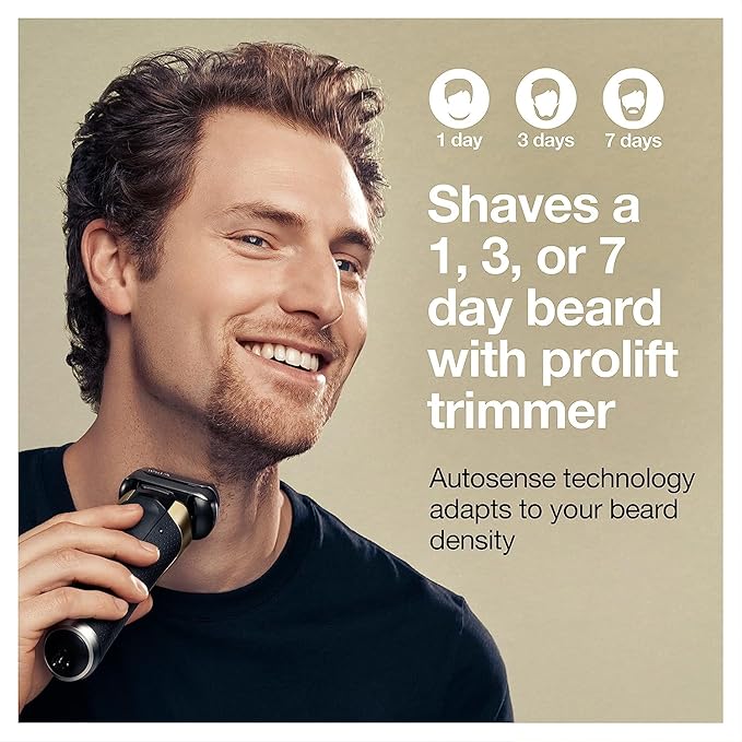 Braun Series 9 Pro 9419s Electric Shaver for Men Wet &amp Dry Razor Shaving Kit with 4+1 Head with ProLift Trimmer