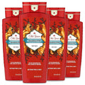 Body Wash for Men by Old Spice Wild Collection Men's Body Wash Bearglove 16 Fl Oz (Pack of 4)