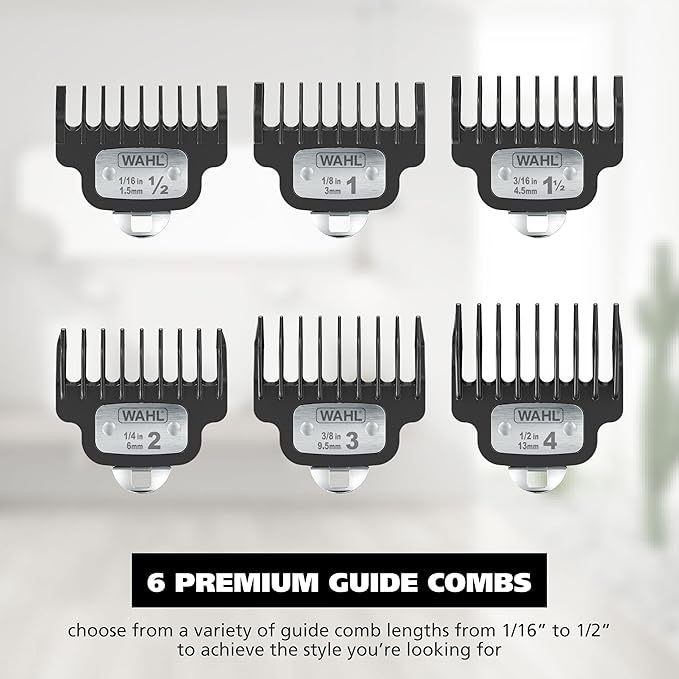 Wahl USA Pro Series Forever BladeTM Stainless Steel Cordless Rechargeable Beard Trimmer for Men with No Slip Grip &amp USB Charge – Model 3026017