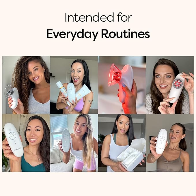 Device - Handheld Body Massager for Stomach Waist Thighs &amp Arms - Portable Belly and Abdominal Massager for Daily Body Care