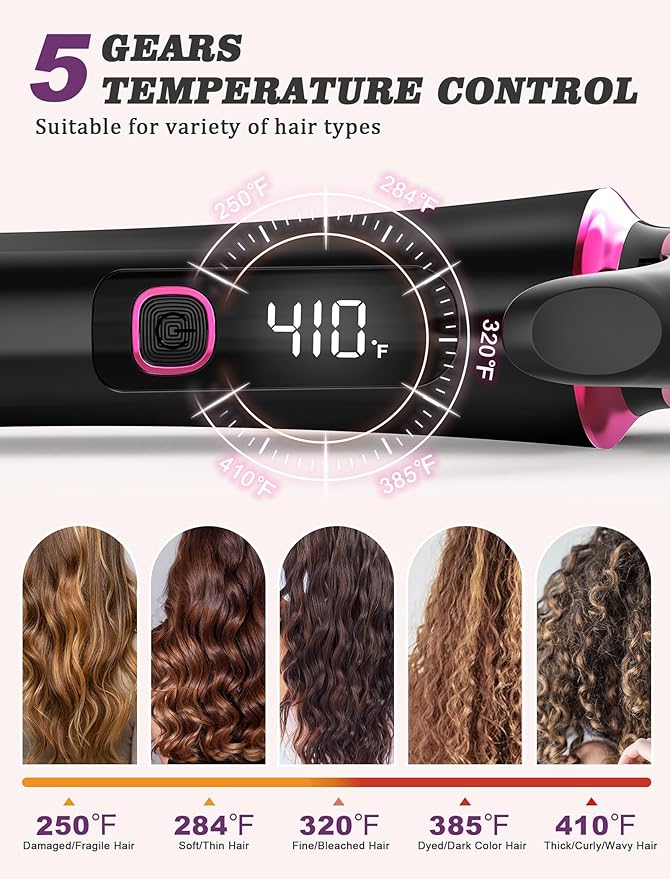Mini Curling Iron for Travel110~240V Dual Voltage with European Plug AdapterSmall Curling Iron for Short Hair1/2 inch Ceramic Curling Irons for WomenSmall Barrel for Bouncy Curls5 Digital Temp