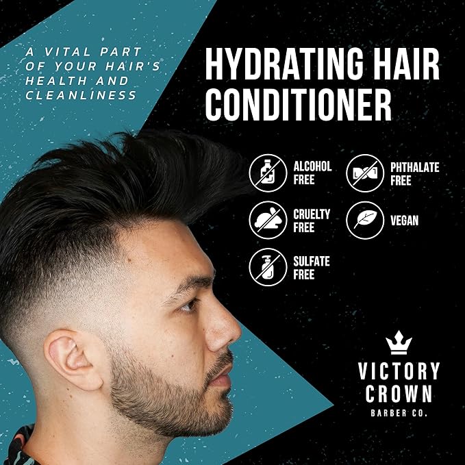 Victory Crown Hydrating Conditioner Deep Moisture Infusion with Coconut Oil &amp Shea Butter 8 Oz