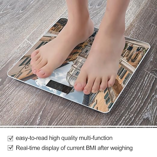 Italian Architecture Scale for Body Weight Smart Scales Digital Bathroom Scale High Precision Weighing Scales with Large Display Weighing Machine for People