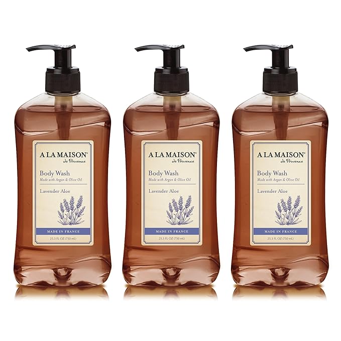 A LA MAISON Lavender Aloe Body Wash 25.36 Fl Oz 3 Pack