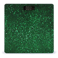 Green Sequin Sparkle Scale for Body Weight High Precision Digital Weight Scales with LCD Display Anti-Slip Sturdy Slim Tempered Glass Bathroom Scale for Home Use
