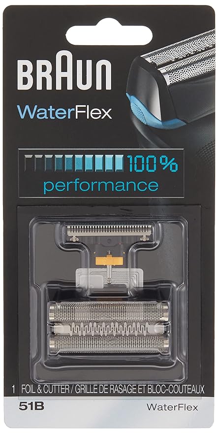 Braun Series 5 Old Generation Electric Shaver Replacement Head - 51B - Compatible with Waterflex Electric Razor WF2s