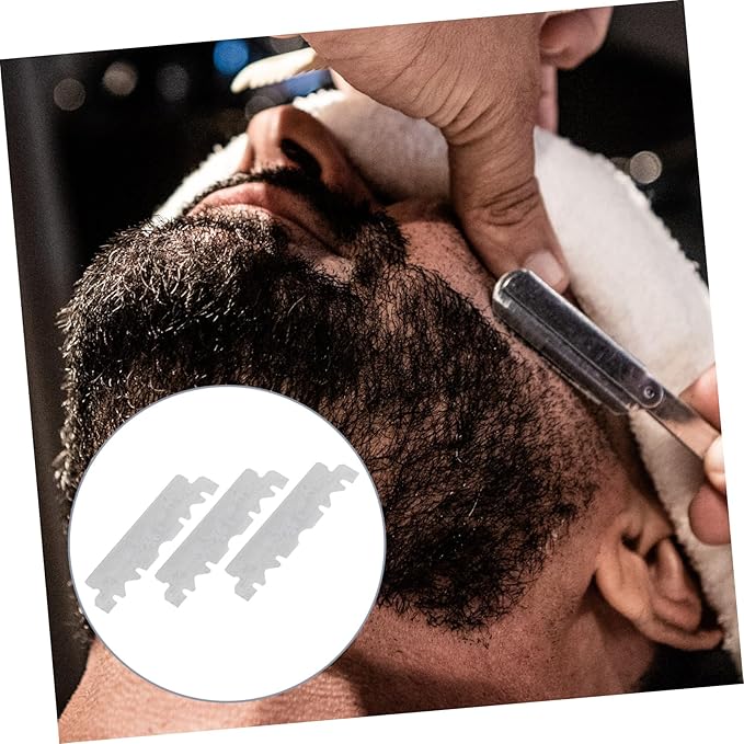 GALPADA 400pcs Single Face Old Folding Barbershop Cutter for Household Shaving and Grooming Needs